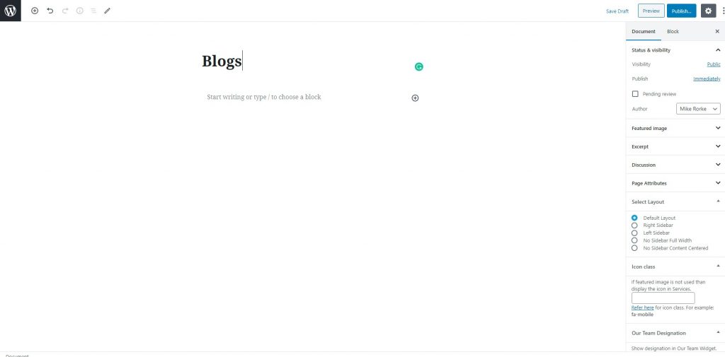 The First Steps Of Making A Homepage In WordPress 4 1 Homepage setup 4 1
