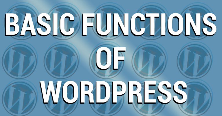 wordpress basics cover